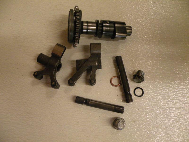 Kawasaki brute force 750 front cylinder cam shaft  / rocker arms and parts 4x4