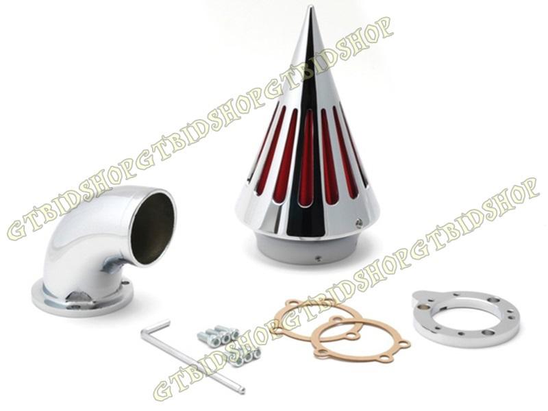 Buy Spike Air Cleaner intake filter for Harley Davidson CV Carburetor chrome 7d in Hk, HK, for