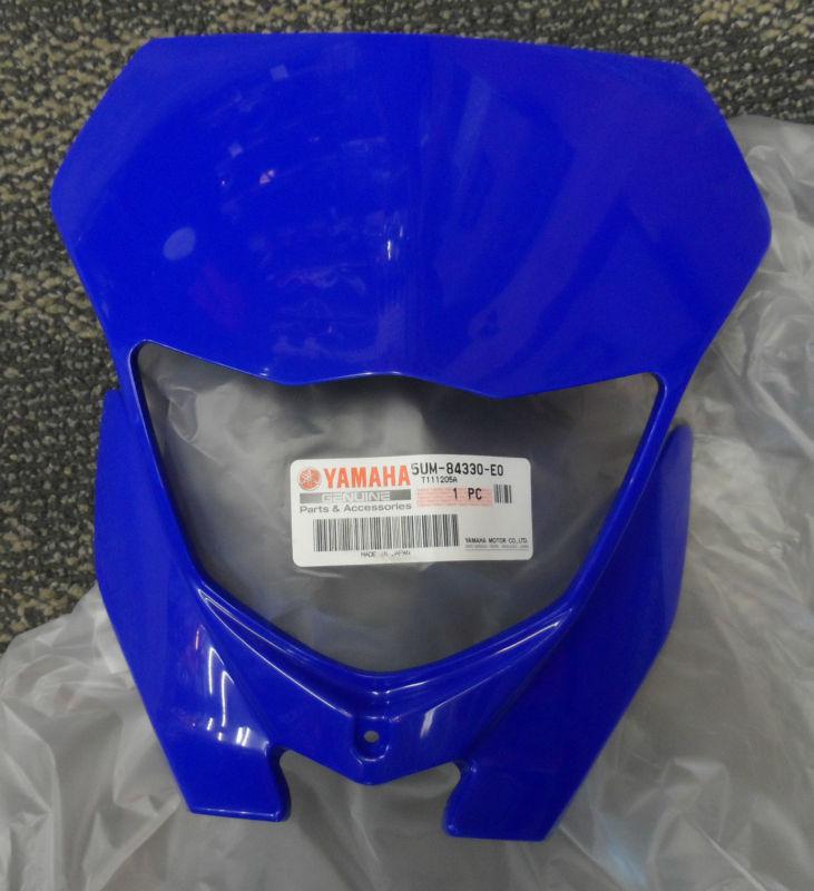 Enduro front number plate genuine yamaha wr250f wr450f wr 250 450 2007-2012