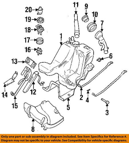 Nissan oem 4612351e00 fuel system-fuel tank pin