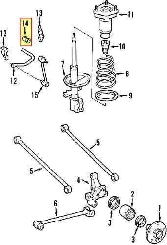 Lexus 488180e010 genuine oem factory original bushings