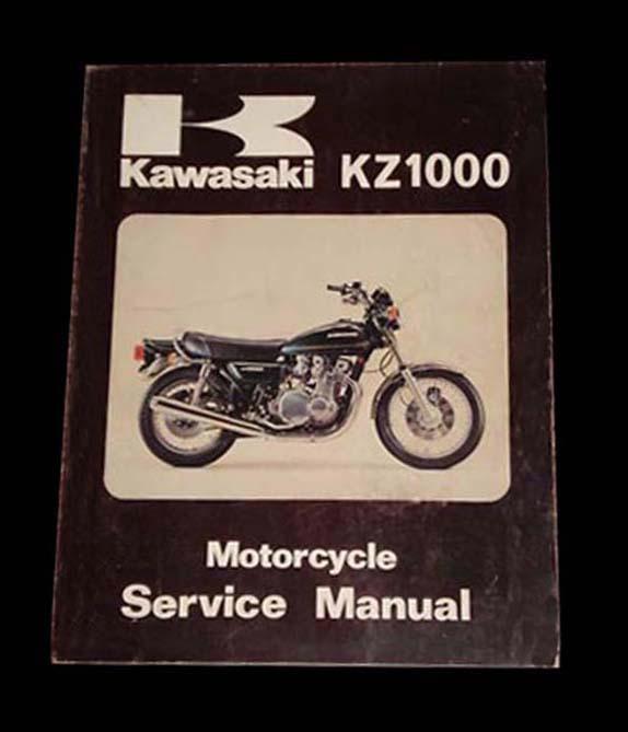 1976-80 kawasaki kz1000 z1000 kz1000a kz1000d a1 a2 a3 a4 d3 repair manual