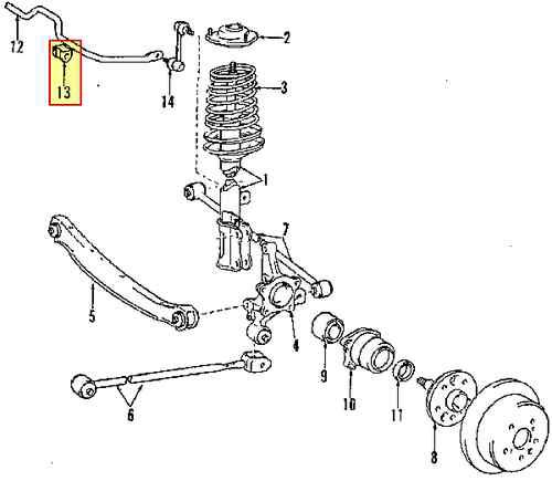 Lexus 4881806090 genuine oem factory original bushings