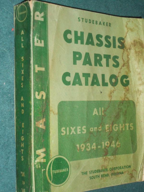 Buy 19361946 STUDEBAKER CHASSIS PARTS CATALOG / ORIGINAL BOOK in