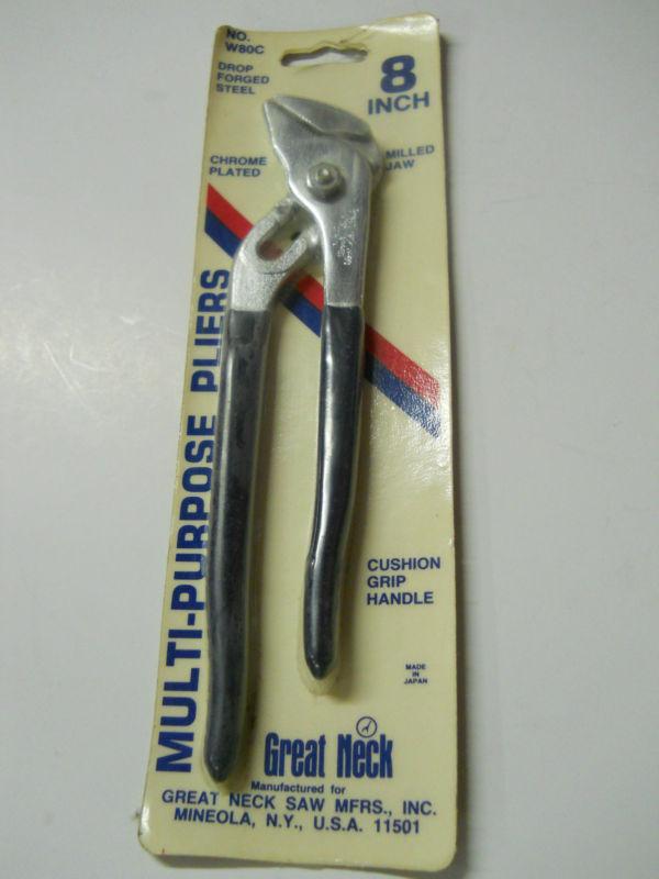 Great neck tools 8'' multi-purpose groove joint "channel lock" pliers