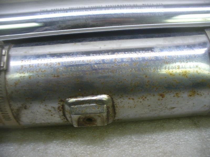 Buy Harley 0005 Softail FXST Tapered OEM Mufflers With Heat Shield