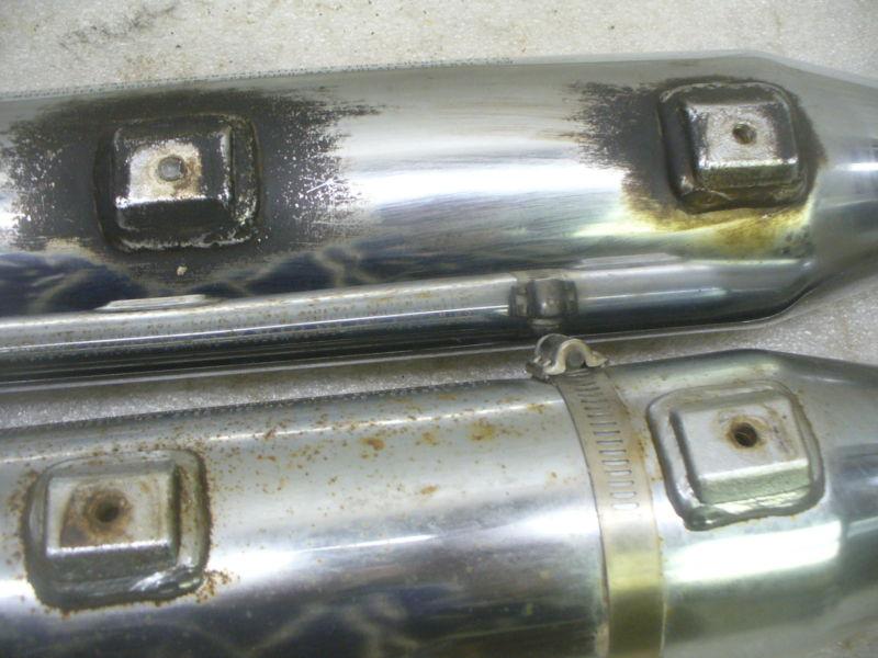 Buy Harley 0005 Softail FXST Tapered OEM Mufflers With Heat Shield