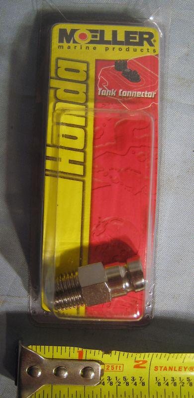 Moeller honda outboard boat motor 1/4" npt male tank connector 33501-10