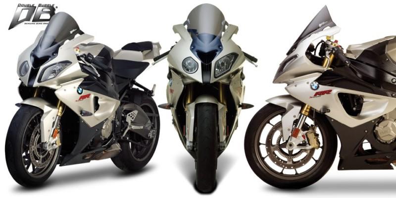 Zero gravity double bubble windscreen light smoke fits 09-10 bmw s1000rr