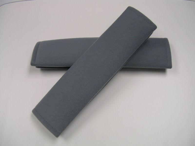 Grey plain seat belt pads mazda mazdaspeed rx7 miata protege speed 3 6 rx8 cx5