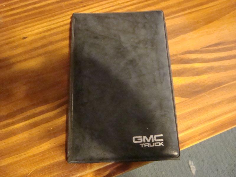gmc owners manual pickup truck chevy chevrolet 1989 1988 88 89 book paper guide , US $10.00, image 2