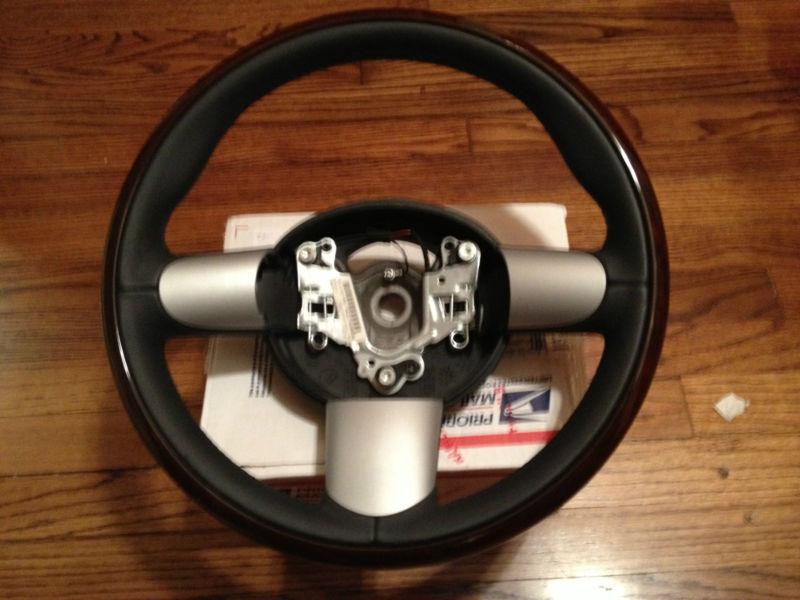 Buy MINI Cooper Wood/Leather Steering Wheel in Stamford, Connecticut