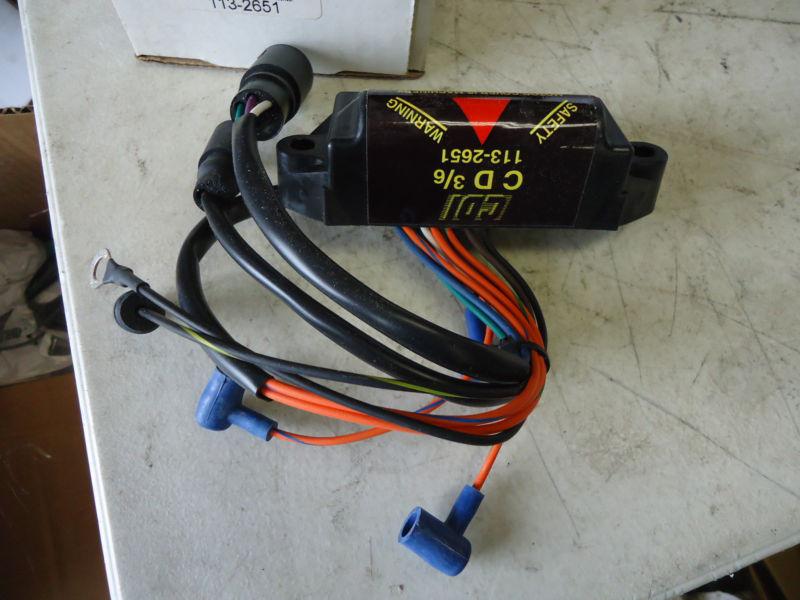 Johnson evinrude outboard new ignition power pack 113-2651 / 763792