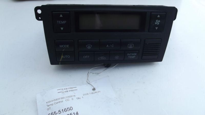 2006 mazda tiburon  ac heat air temp control