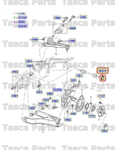 New oem rear axle dust shield 2001-2005 explorer mountaineer & 2003-2005 aviator