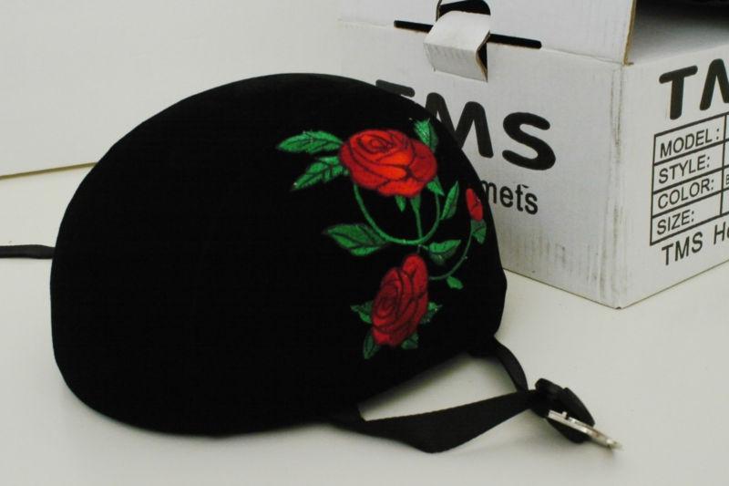 Tms helmets-black roses cloth, item good for bmx bikes, motorcycle or skiboards