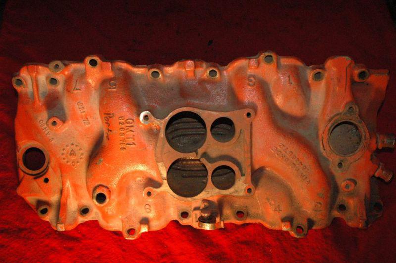 1972 6263753 d2172 dated intake manifold corvette 454 chevelle camaro 402-454
