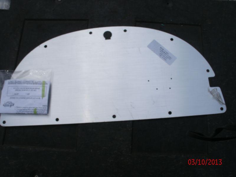 1966-67 (c2) corvette aluminum glove box door repair kit