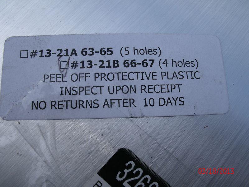 1966-67 (C2) Corvette Aluminum Glove Box Door Repair Kit, US $25.00, image 5