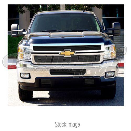 T-rex 21114b billet grille overlay black horizontal 2 pc.