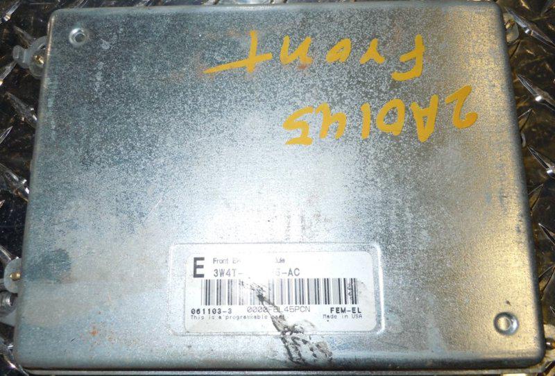 2003-2006 lincoln ls front electronic control module 3w4t-13b525-ac