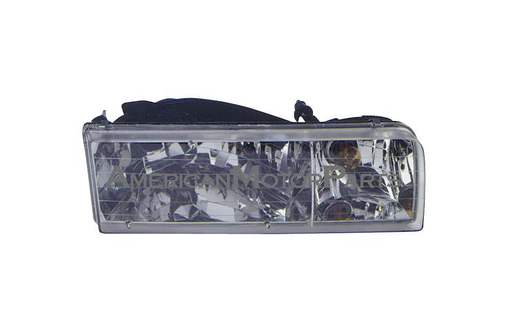 Right passenger side replacement headlight 95-97 lincoln town car - f5vy13008a