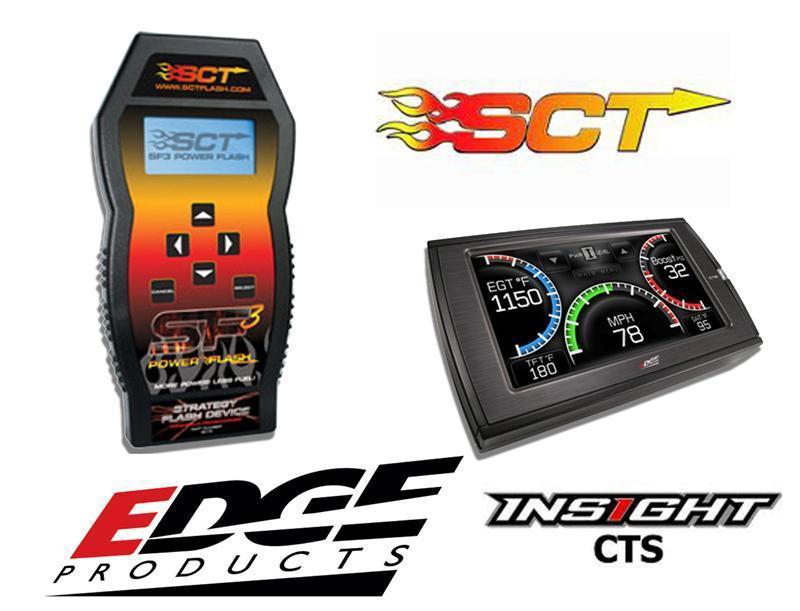 Sct sf3 3015 handheld tuner edge cts monitor and egt probe ford diesel/gas