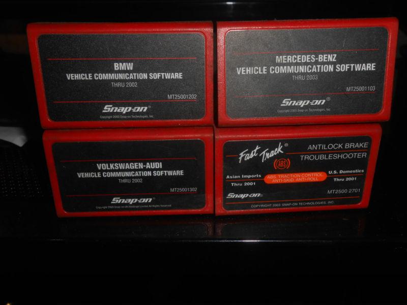 Snap on tools mt 2500 scanner cartridges vw audi bmw mercedes and abs no reserve
