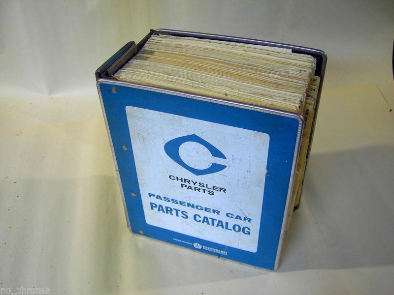 1963 / 64 mopar factory parts manual/catalog