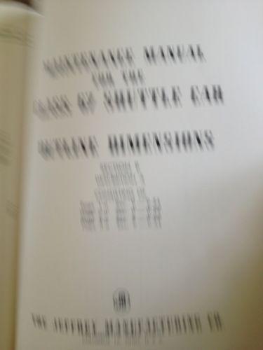 Maintenance Manual For The Jeffrey Class 67 Shuttle Car, US $279.00, image 11