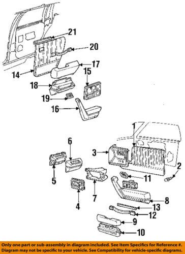 Oldsmobile gm oem 15600382 interior-door trim panel retainer