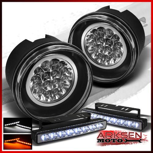 Buy White/Amber LED Bumper Lamp+Dakota Durango Grand Cherokee Full LED