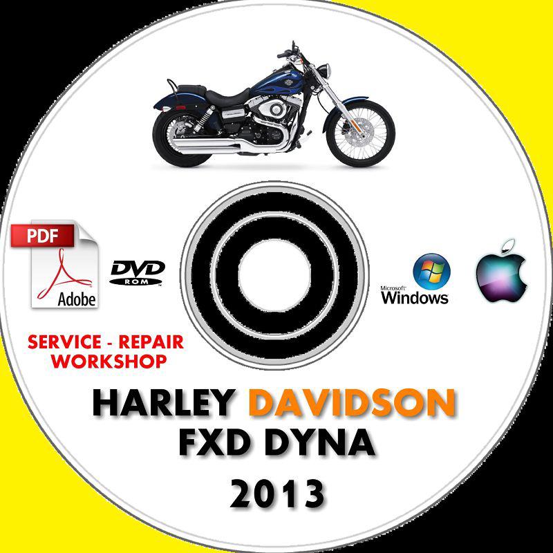 2013 harley davidson fxd dyna factory service workshop repair manual 