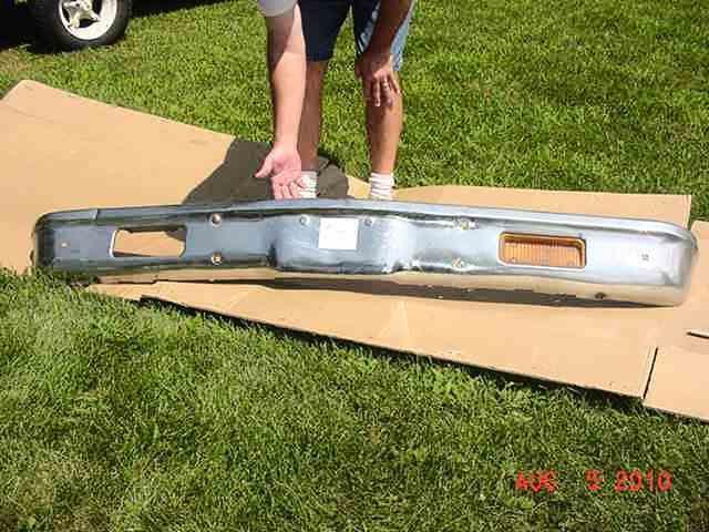 Used gm 1971 72 c-10 c-30  bumper4.99