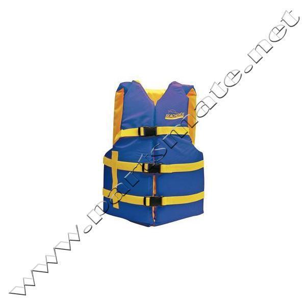 Seachoice 86240 boat vest / blue/yell xl adult vest 40-60"