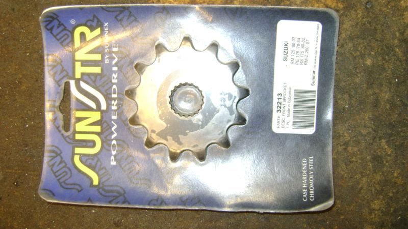 Suzuki sunstar 13 tooth front sprocket fits rm 1980-07/rm-z 07-10
