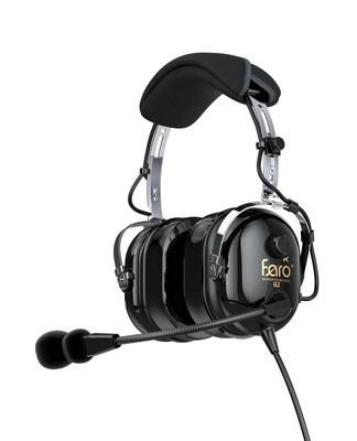 Faro g2 passive pilot headset - black