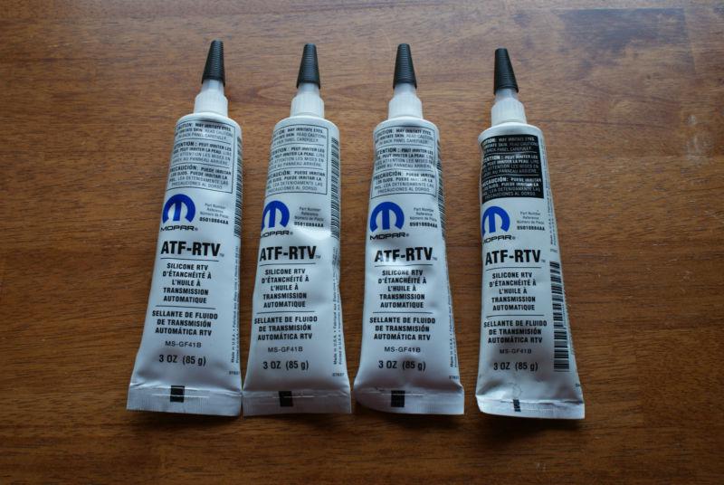 Mopar atf-rtv silicone sealer black 3 oz. (4 tubes) 5010884aa