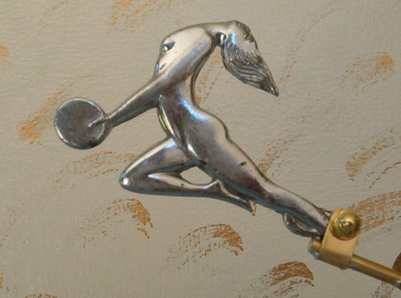 Ford Moto Meter Winged Radiator Cap Mascot Badge Hood Ornament Emblem Man Cave, US $129.00, image 5