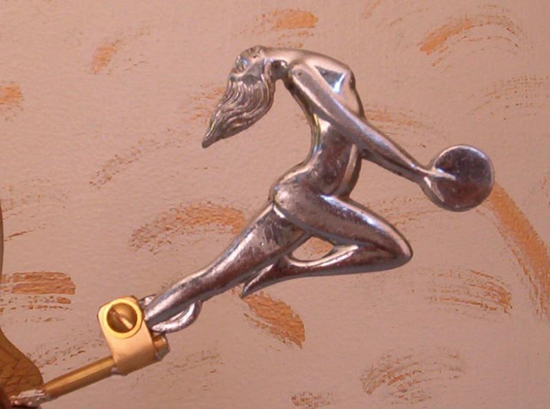 Ford Moto Meter Winged Radiator Cap Mascot Badge Hood Ornament Emblem Man Cave, US $129.00, image 6