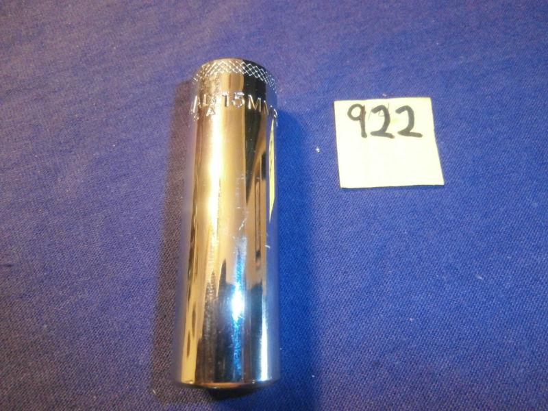 922 NEW MAC TOOLS XD6 15MMR 3/8DR. 15MM DEEP CHR.SOCKET, US $20.49, image 3