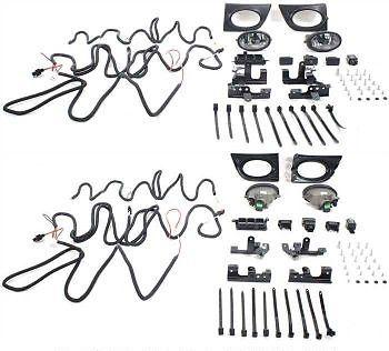 Driving fog light lamp assembly fits driver left or passenger right side