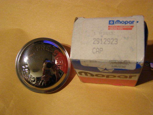 Nos mopar 69 70 71 72 73 74 dt truck van gas fuel cap chrome prssure vacuum