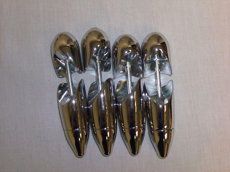 YAMAHA HARD LEATHER CHROME SIDEBAG SADDLEBAG GUARDS ROADLINER STRATOLINER, US $202.95, image 4