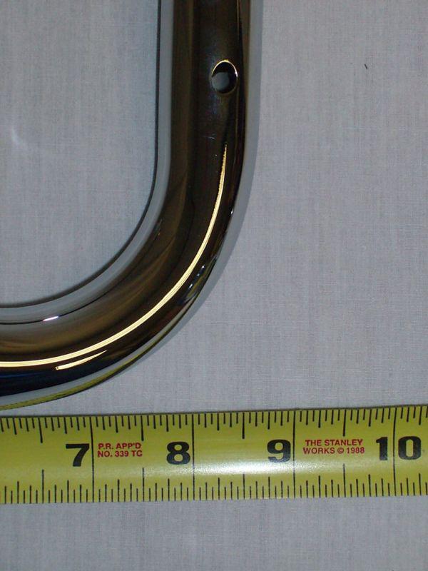 YAMAHA HARD LEATHER CHROME SIDEBAG SADDLEBAG GUARDS ROADLINER STRATOLINER, US $202.95, image 6