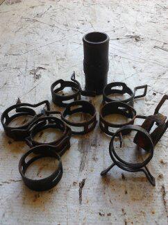 Yamaha snowmobile heat tunnel hose clamps