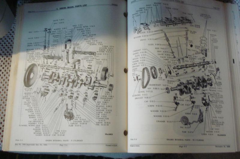 Purchase 1955 DODGE TRUCK PARTS BOOK ORIGINAL RARE MOPAR LIST CATALOG C