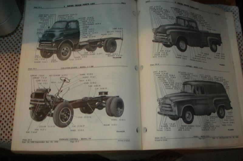 Purchase 1955 DODGE TRUCK PARTS BOOK ORIGINAL RARE MOPAR LIST CATALOG C