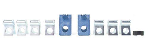 Right stuff detailing brake line c-clips steel natural set of 10