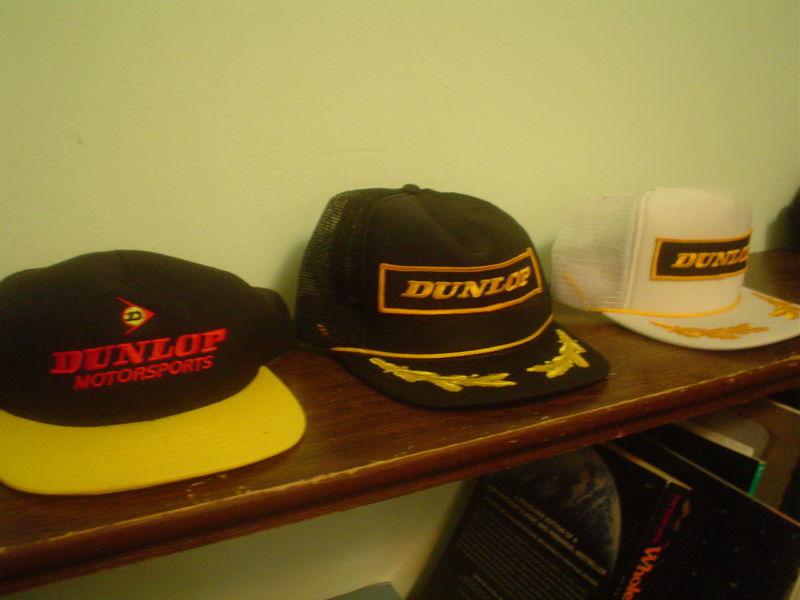 Hats - dunlop hats - three of 'em - baseball style - cap - hat